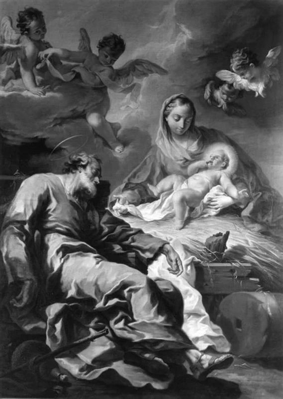 Giambattista Pittoni - Natività di Gesù, Cambridge, Sidney Sussex College, Cambridge University